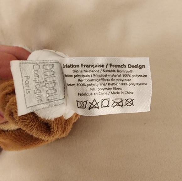 Doudou et Comfanie Paris lion baby booties 0-3 months - Picture 3 of 4